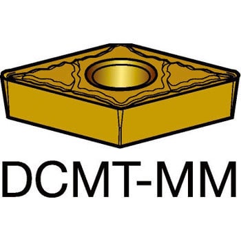 DCMT 07 02 04-MM 1125 コロターン107 旋削用ポジ・チップ 1125 1セット(10個) サンドビック 【通販モノタロウ】