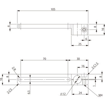 スライド70ブラケット・W アインツ