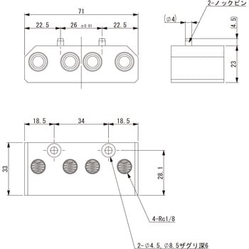 OX-60AA OX用エアーオプション 1個 アインツ 【通販サイトMonotaRO】