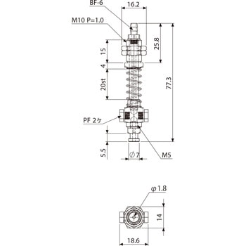 吸着金具・回止式(ミニ用) アインツ