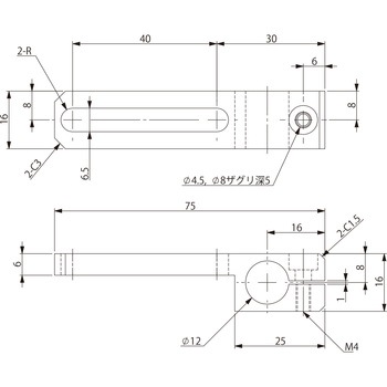 スライド40ブラケット・T アインツ