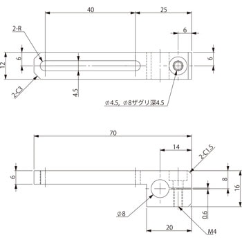 スライド40ブラケット・T アインツ