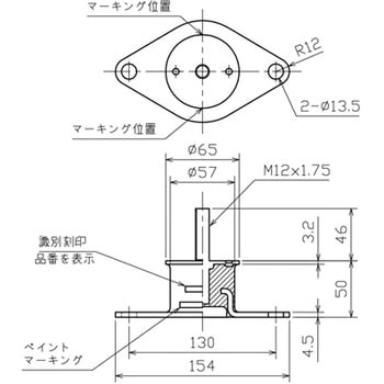 3方向防振ゴム 倉敷化工