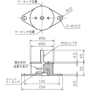 3方向防振ゴム 倉敷化工
