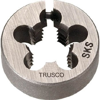 トラスコ(TRUSCO) 丸ダイス 並目 75径 M42X4.5(SKS) T75D-42X4.5 1点-