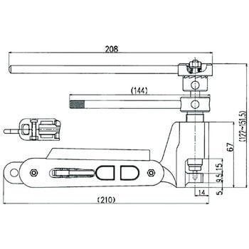 CHR-560 チェーンカッター 1個 ハタヤリミテッド 【通販サイトMonotaRO】