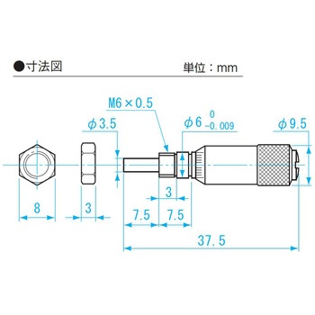 マイクロメータヘッド 新潟精機(SK)