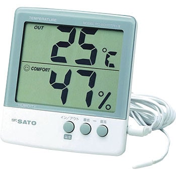 PC-5000TRHⅡ(1050-00) 最高最低温湿度計(外部センサータイプ) 1個