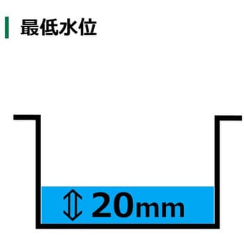 水中ポンプ 単相100V 非自動運転形 吐出量15L/min