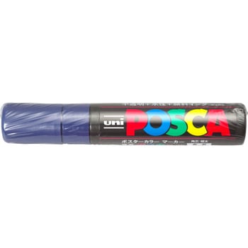 【新品】（まとめ） 三菱鉛筆 ユニ ポスカ 極太角芯（15mm） PC-17K.8 水色 1本入 【×5セット】