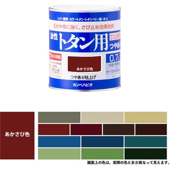 油性トタン用 油性屋根用塗料 (つやあり) カンペハピオ