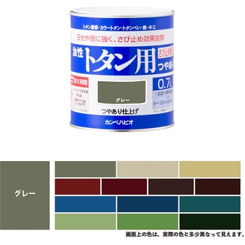 油性トタン用 油性屋根用塗料 (つやあり) カンペハピオ