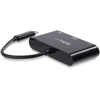 USB type-C接続VGA変換アダプタ USB PD対応 1x USB-Aポート StarTech.com