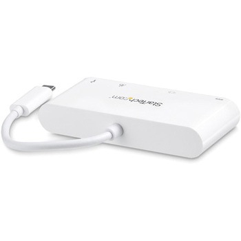 USB Type-C接続ノートパソコン用マルチポートアダプタ USB Type-C対応ドッキングステーション USB PD(Power Delivery)対応 DVI/ GbE/ USB 3.0搭載 StarTech.com