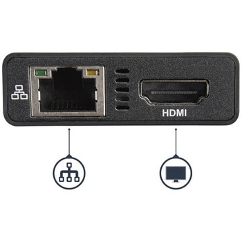 マルチポートアダプター/USB-C/シングルモニター/4K HDMI/60W PD/ 2x USB-A ハブ/GbE/Thunderbolt 3 互換 StarTech.com
