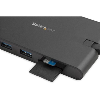 USB Type-Cドッキングステーション HDMI / VGA 3x USB 3.0 SD & micro SD カードスロット USB PD 3.0 本体にケーブル収納可 StarTech.com