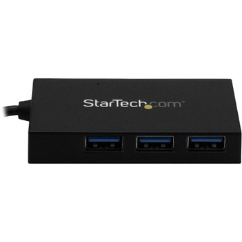 4ポートUSB 3.0ハブ USB A - 3x USB A / 1x USB-C 電源アダプタ付属 StarTech.com