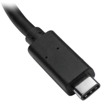 USB Type-C接続3ポートUSB 3.0ハブ 1ポートギガビット有線LANアダプタ搭載 ACアダプタ付属 StarTech.com