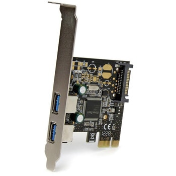 USB 3.0 2ポート増設PCI Expressインターフェースカード 2x USB 3.0 5Gbps 拡張用PCIe接続ボード SATA電源端子付き StarTech.com