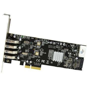Usb 3 0 4ポート増設pci Expressインターフェースカード 2個の専用5gbpsチャネル Uasp対応 Sata ペリフェラル電源端子付き Startech Com Usbボード 通販モノタロウ Pexusb3s42v