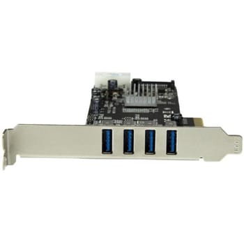 PEXUSB3S42V USB 3．0 4ポート増設PCI Expressインターフェースカード 2個の専用5Gbpsチャネル UASP対応