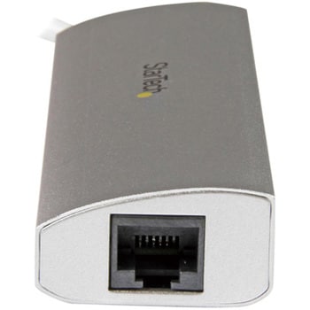 3ポート ポータブル USB 3．0ハブ ギガビットイーサネット対応LANアダプタ内蔵