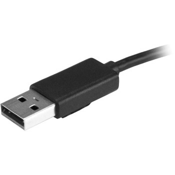 4ポートUSB 2.0ハブ 本体一体型ケーブル付き StarTech.com