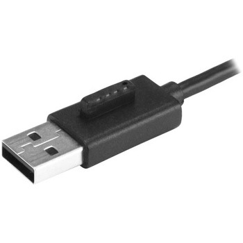 4ポートUSB 2.0ハブ 本体一体型ケーブル付き StarTech.com