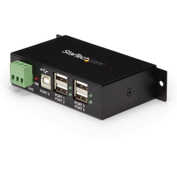 4ポート産業用USB 2.0 ハブ ウォールマウント対応 メタルシャーシ構造 StarTech.com