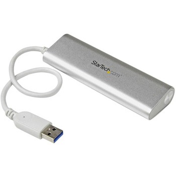 USB 3.0ハブ/Type-A 接続/4ポート/4x USB 3.2 Gen 1 Type-A/5Gbps/バスパワー/27cm一体型ケーブル/USB増設用ハブ StarTech.com
