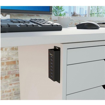 7ポートUSB 3.0ハブ メタル筐体 デスクや壁に取付け可能 StarTech.com