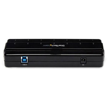 7ポートUSB 3.0ハブ 卓上用 ACアダプタとケーブル付属 StarTech.com