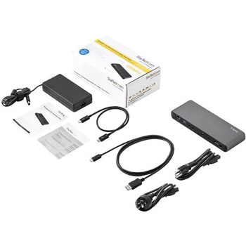 ドッキングステーション/Thunderbolt 3/デュアルモニター/4K60Hz DP & TB3/USB-C/85W PD/3x USBハブ/LAN StarTech.com