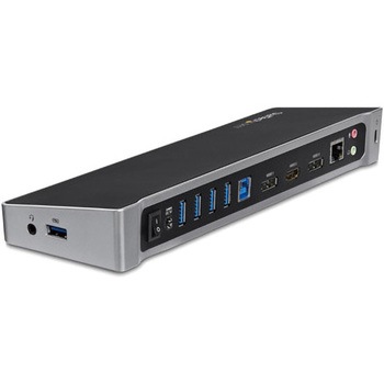ドッキングステーション/USB 3.0/トリプルモニター/2x 4K DP & HDMI/5x USBハブ/イーサネット LAN/オーディオ/ 多機能アダプター StarTech.com