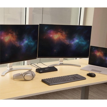 ドッキングステーション/USB Type-A接続/USB 3.0/デュアルモニター /4K HDMI・DisplayPort/4x USB-Aハブ/GbE StarTech.com