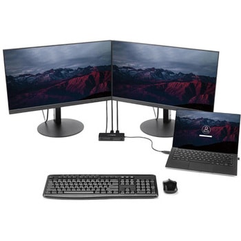 USB 3.0 ミニ ドッキングステーション デュアルDisplayPortモニタ対応 4K/60Hz GbE StarTech.com