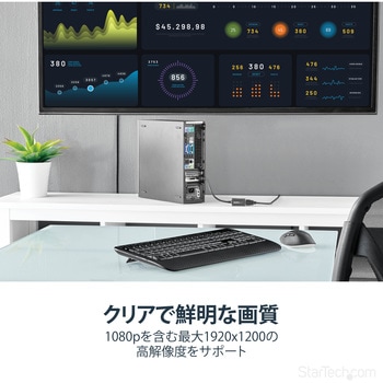 DisplayPort - HDMI 変換アダプタ/DP 1.2 - HDMI ビデオ変換/1080p/ディスプレイポート - HDMI 映像コンバータ/DP - HDMI パッシブアダプタ/ラッチつきDPコネクタ StarTech.com