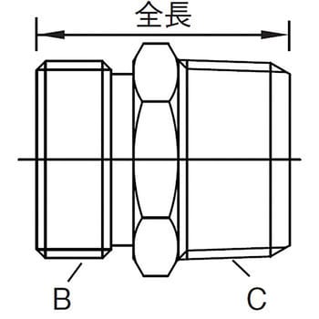 フレキ用ニップル ステンレス