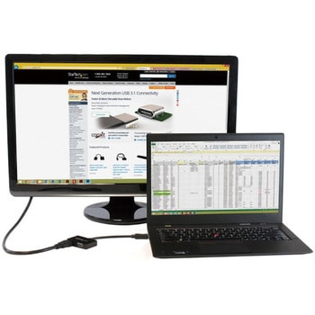 DisplayPort - HDMI/VGA変換アダプタ ツーインワン(2 in 1)トラベルAVアダプタ StarTech.com