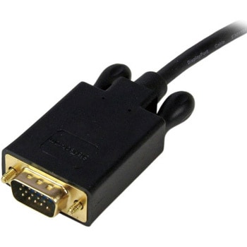DisplayPort 1.2 - VGA ケーブル/1.8m/1080p/アクティブ変換/ラッチ付きDPコネクター/DPオス・VGAオス/ブラック StarTech.com