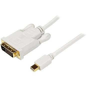 Mini DisplayPort - DVI変換ケーブル 1.8m ホワイト Mini DP(オス) - DVI - D(オス) 1920x1200 StarTech.com