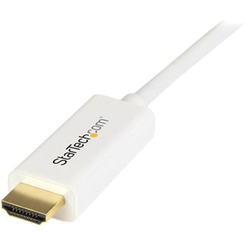 Mini DisplayPort - HDMI変換アダプタケーブル 1m 4K対応 ホワイト mini DP(オス) - HDMI(オス) StarTech.com