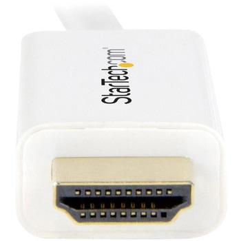Mini DisplayPort - HDMI変換アダプタケーブル 1m 4K対応 ホワイト mini DP(オス) - HDMI(オス) StarTech.com