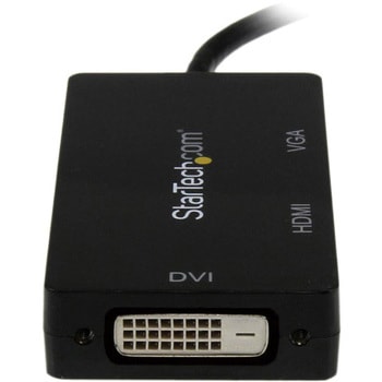 Mini DisplayPort接続トラベルアダプタ 3イン1 Mini DP - VGA/DVI/HDMI変換アダプタ StarTech.com