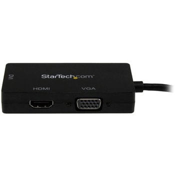 Mini DisplayPort接続トラベルアダプタ 3イン1 Mini DP - VGA/DVI/HDMI変換アダプタ StarTech.com
