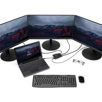 3ポートMSTハブ Mini DisplayPort - 3x DsiplayPort マルチモニタースプリッタ 4K対応 Windowsのみ対応 StarTech.com