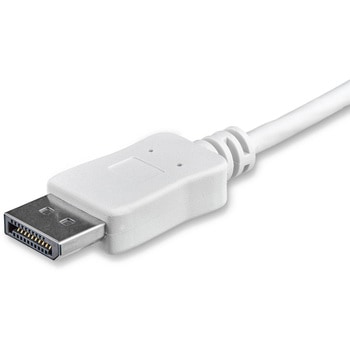 USB Type-C - DisplayPort変換ケーブル 1m 4K/60Hz ホワイト StarTech.com