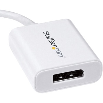 USB-C - DisplayPort変換アダプタ 4K/60Hz ホワイト StarTech.com