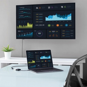 USB-C - DVIディスプレイ変換アダプター/1920x1200/DP Altモード/Thunderbolt 3対応/USB Type-CパソコンからDVIモニター プロジェクターへの変換コネクター StarTech.com
