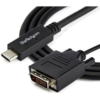 USB-C - DVIケーブル 2m 1920x1200対応 ブラック StarTech.com